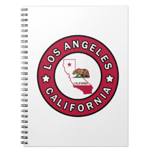 Los Angeles California Anteckningsbok