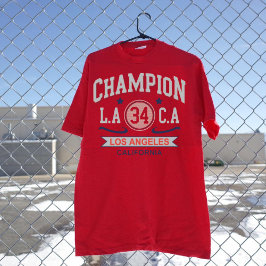 Los Angeles California athletic varsity T Shirt