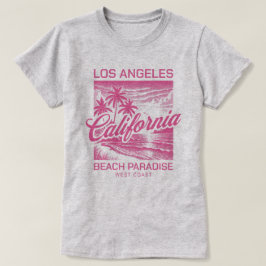 Los Angeles California Beach Paradise Väster Kuste T Shirt