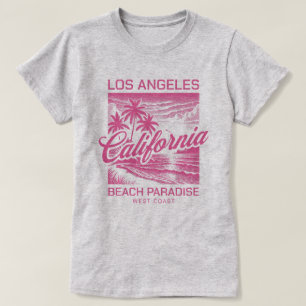 Los Angeles California Beach Paradise Väster Kuste T Shirt