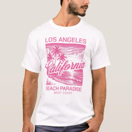 Los Angeles California Beach Paradise Väster Kuste T Shirt