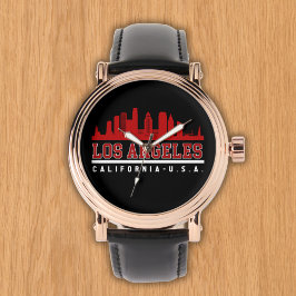 Los Angeles California Beautiful Skyline Armbandsur