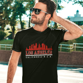 Los Angeles California Beautiful Skyline T Shirt