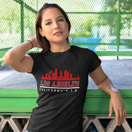 Los Angeles California Beautiful Skyline T Shirt