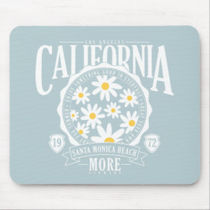 Los Angeles California Blommigt Graphic Musmatta