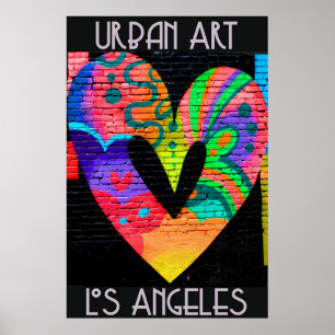 Los Angeles California Coola Urban Street Art Poster