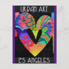 Los Angeles California Coola Urban Street Art Vykort