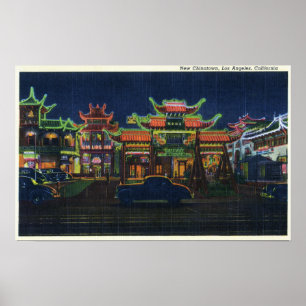 Los Angeles, California Gateway to New Poster