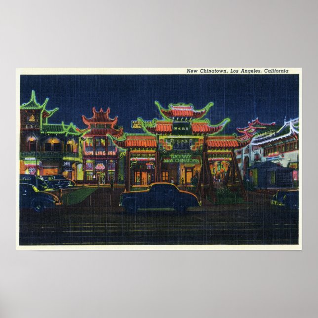 Los Angeles, California Gateway to New Poster (Framsidan)