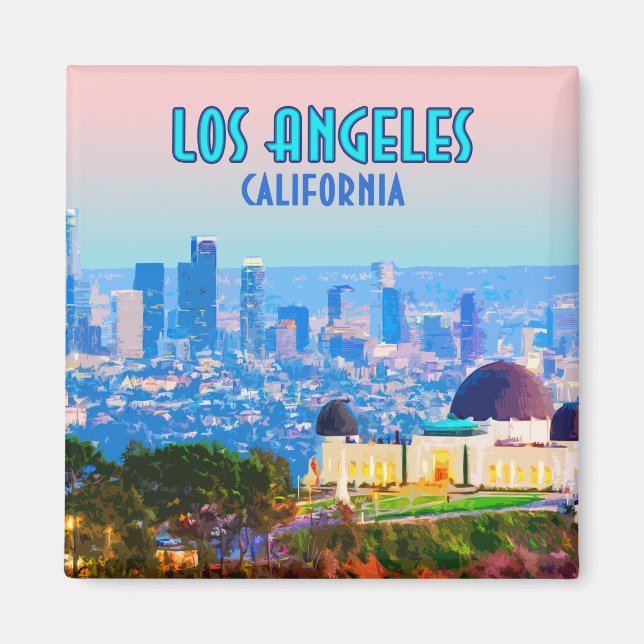 Los Angeles California Griffith Observatory Magnet (Framsidan)