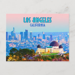 Los Angeles California Griffith Observatory Vykort