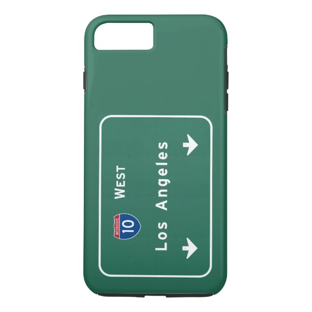 Los Angeles California Interstate Highway Frihalls Case-Mate iPhone Skal (Baksida)