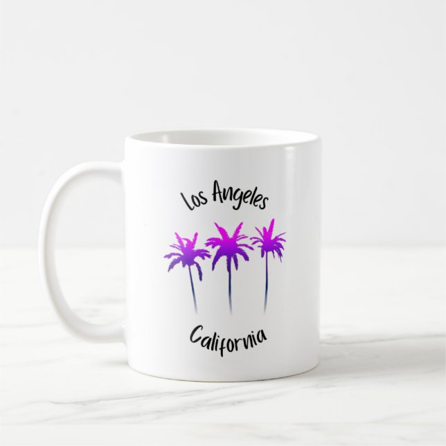 Los Angeles California Kaffemugg (Vänster)