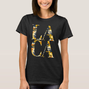 Los Angeles California LA Souvenirs Desert Camo T Shirt