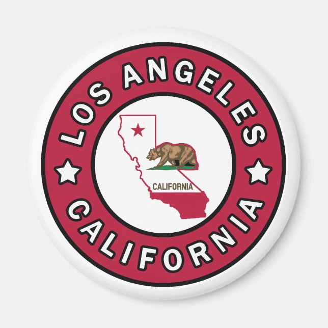 Los Angeles California Magnet (Framsidan)