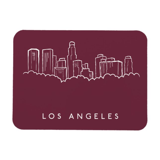 Los Angeles California Magnet (Horisontell)