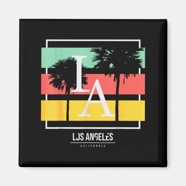 Los Angeles California  Magnet (Framsidan)