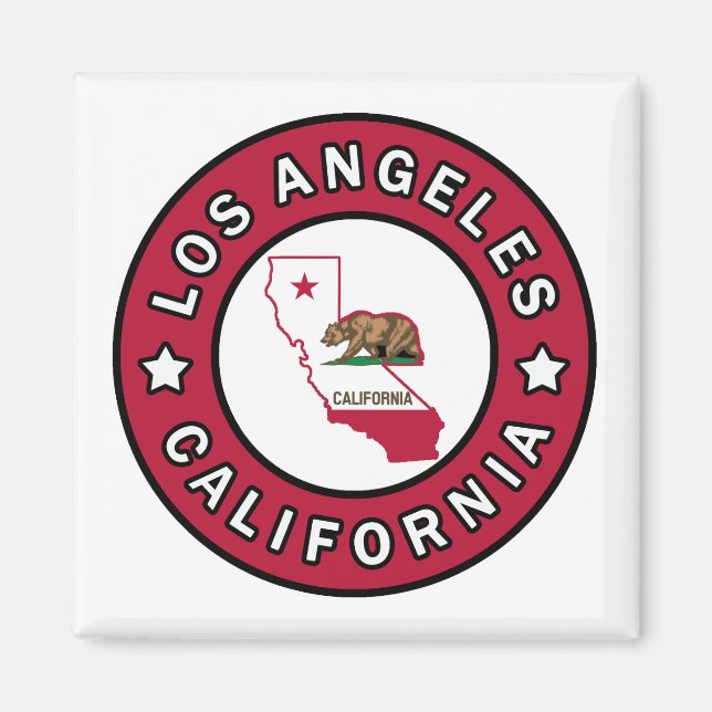Los Angeles California Magnet (Framsidan)