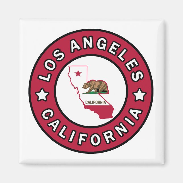 Los Angeles California Magnet (Framsidan)