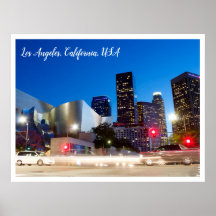 Los Angeles California Night Photography Downtown