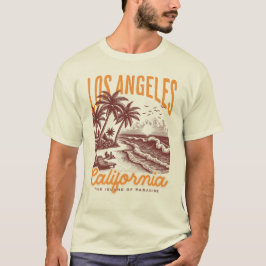 Los Angeles California, ön Paradise T Shirt