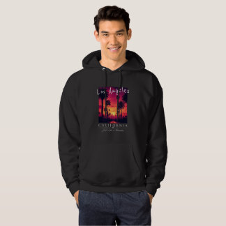 Los Angeles California Paradis Solnedgång Retro Hoodie