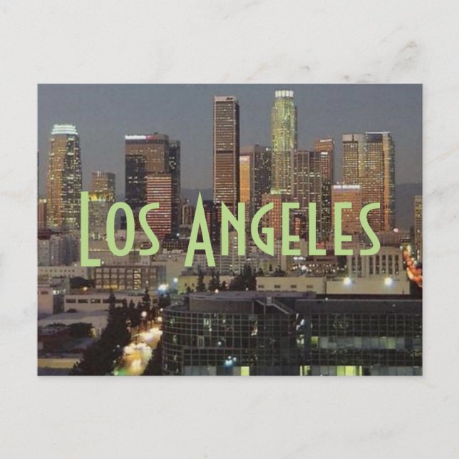 Los Angeles California Postcard Vykort (Framsida)