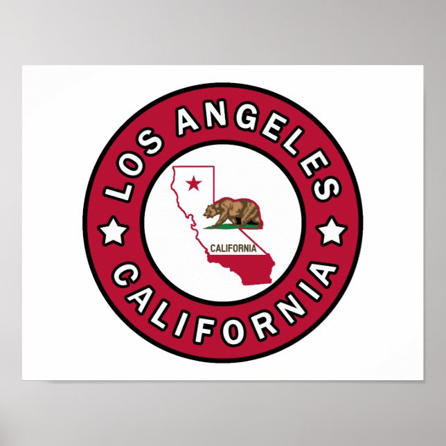 Los Angeles California Poster (Framsidan)