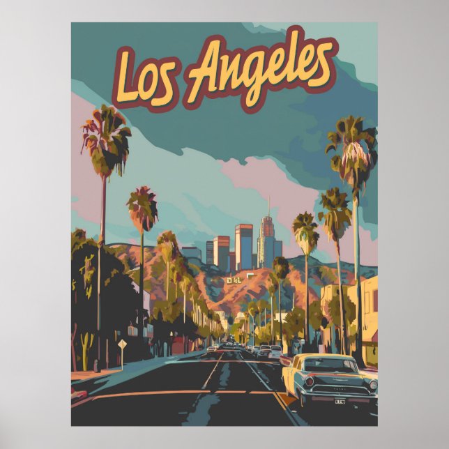 Los Angeles California Poster (Framsidan)