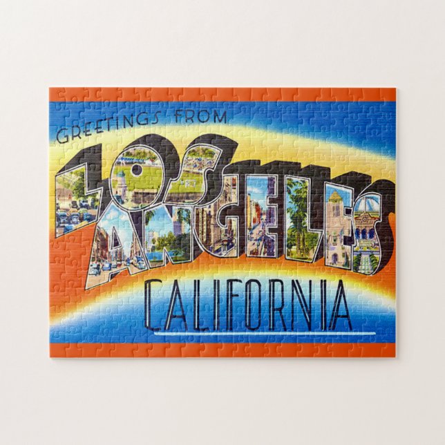 Los Angeles California Pussel (Horisontell)