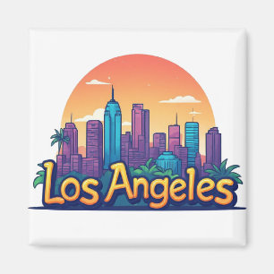 Los Angeles California Resa Present För Utforskare Magnet