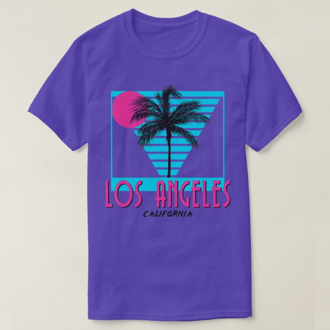 Los Angeles California Retro Coola T Shirt (Design framsida)