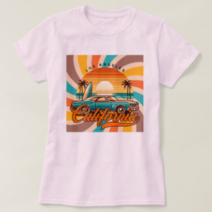 Los Angeles California Retro T Shirt