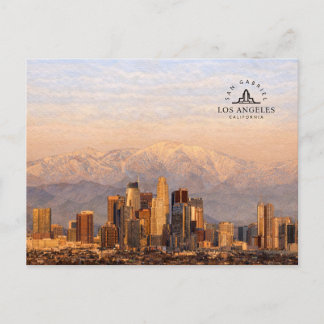Los Angeles California San Gabriel | Elegant  Vykort