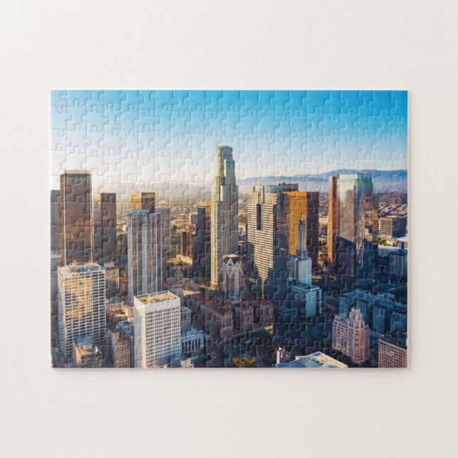 Los Angeles California Scenia Puzzles Kalifornien Pussel (Horisontell)
