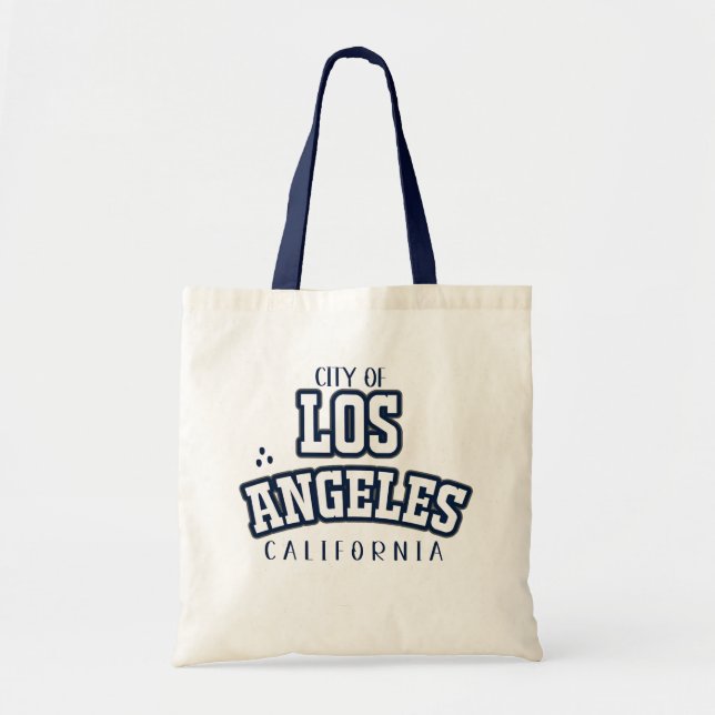 Los Angeles California Shopping tote bag Tygkasse (Framsidan)