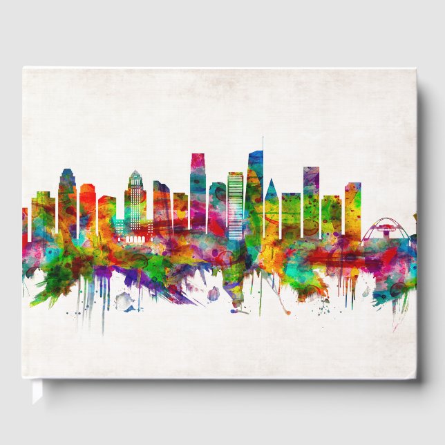 Los Angeles California Skyline Gästböcker (Framsida)