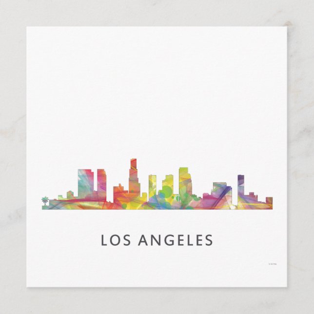 LOS ANGELES, CALIFORNIA SKYLINE WB1- (Framsida)