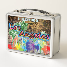 Los Angeles California Street art Metall Lunch Box