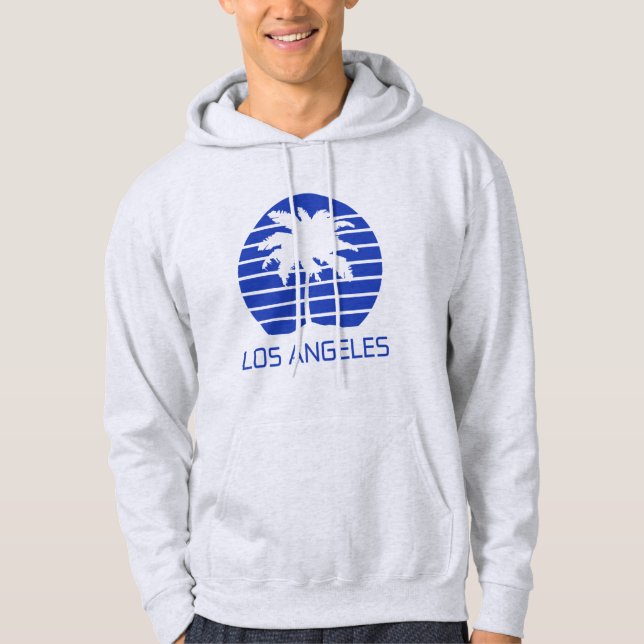 Los Angeles California Sunset  Hoodie (Framsida)