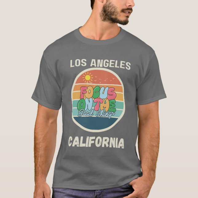 Los Angeles California T Shirt (Framsida)