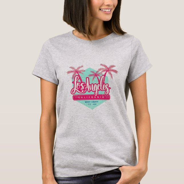Los Angeles California T Shirt (Framsida)