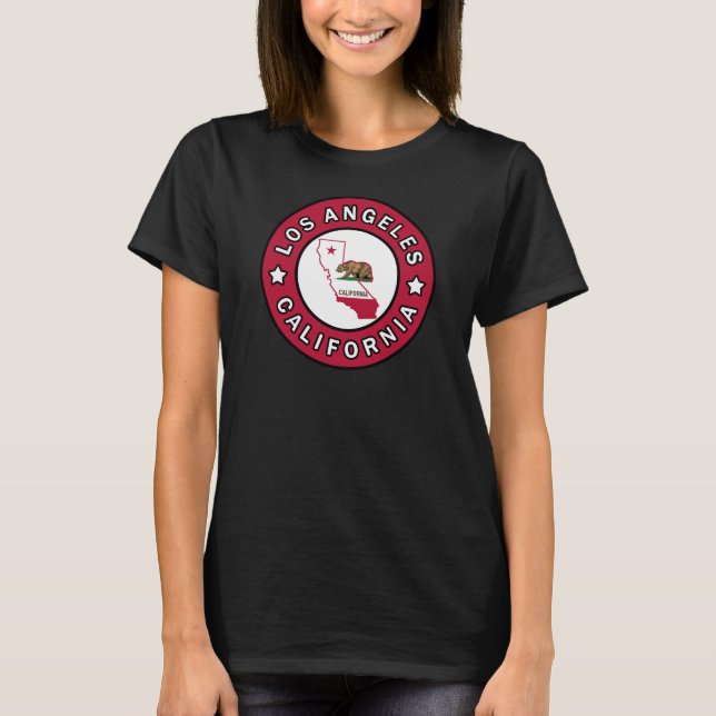 Los Angeles California Tee Shirt (Framsida)
