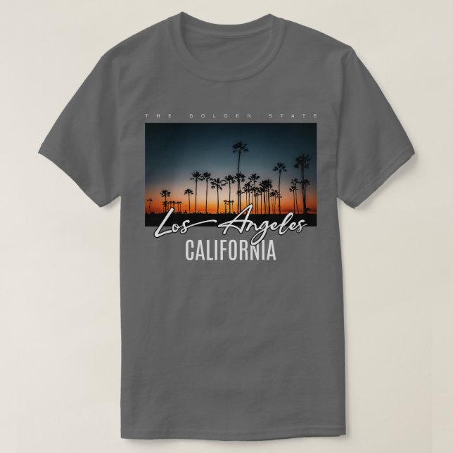 Los Angeles California TShirt T Shirt (Design framsida)