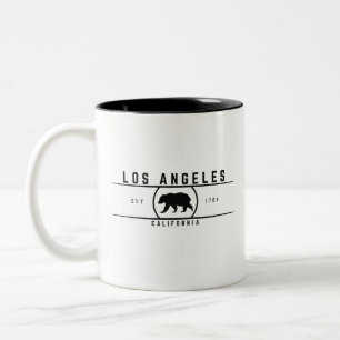 Los Angeles California Två-Tonad Mugg