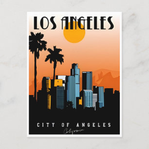Los Angeles California Vintage resor america Vykort
