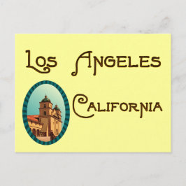 Los Angeles California Vintage Uppdrag vykort