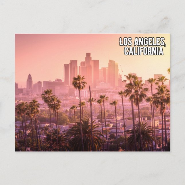 Los angeles california vycard souvenir vykort (Framsida)