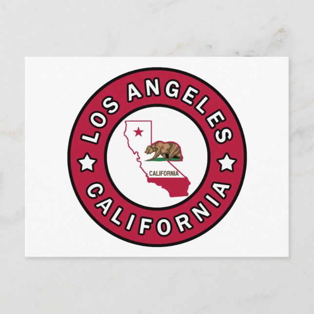 Los Angeles California Vykort (Framsida)