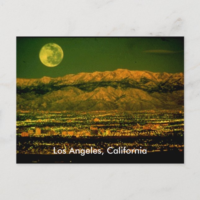 Los Angeles California Vykort (Framsida)
